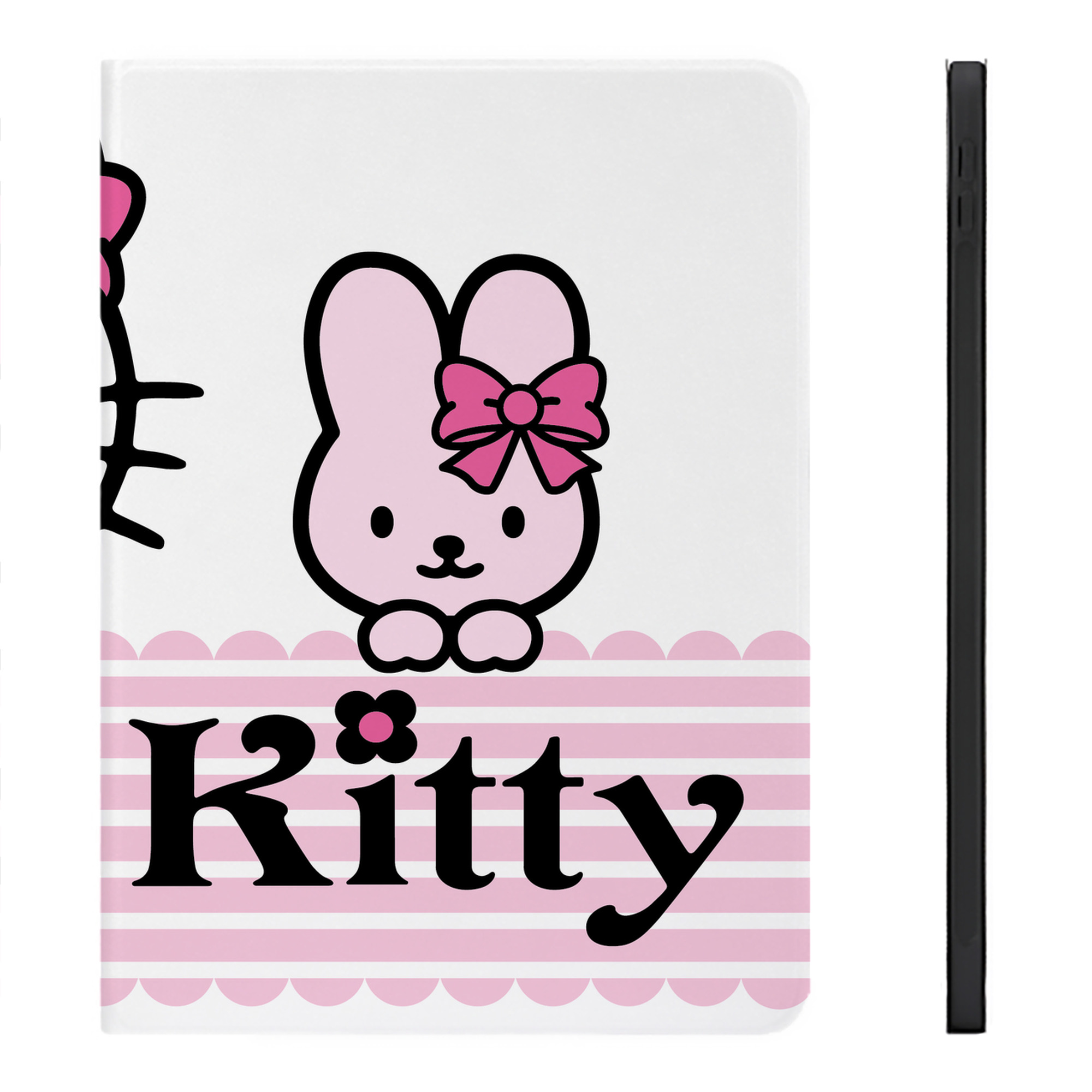 （画像用） Hello Kitty ハローキティ IPadケース ペンホルダー付き ブックスタイルデザイン